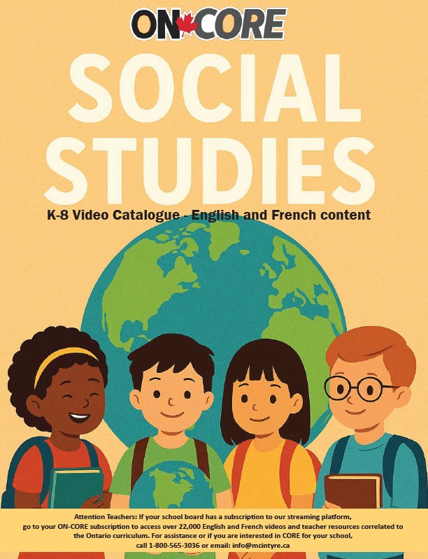 ON-Core Social Studies Catalogue Fall 2025